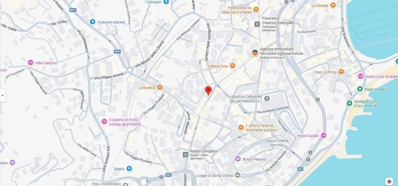 Mappa Google Maps - Studio Medico Privato Dott. Gavi, Imperia