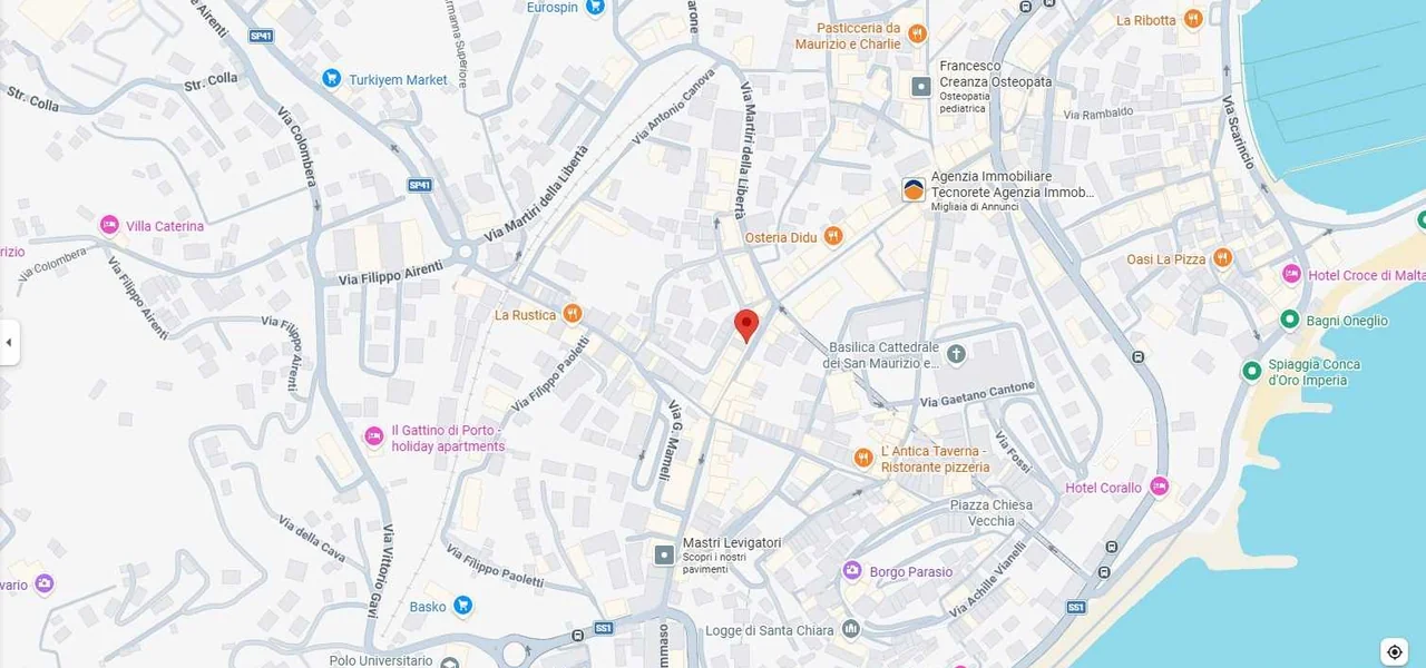Mappa Google Maps - Studio Medico Privato Dott. Gavi, Imperia